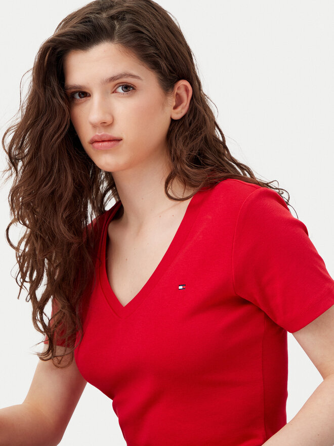 Tommy Hilfiger Tommy Hilfiger Футболка New Cody WW0WW40584 Червоний Slim Fit