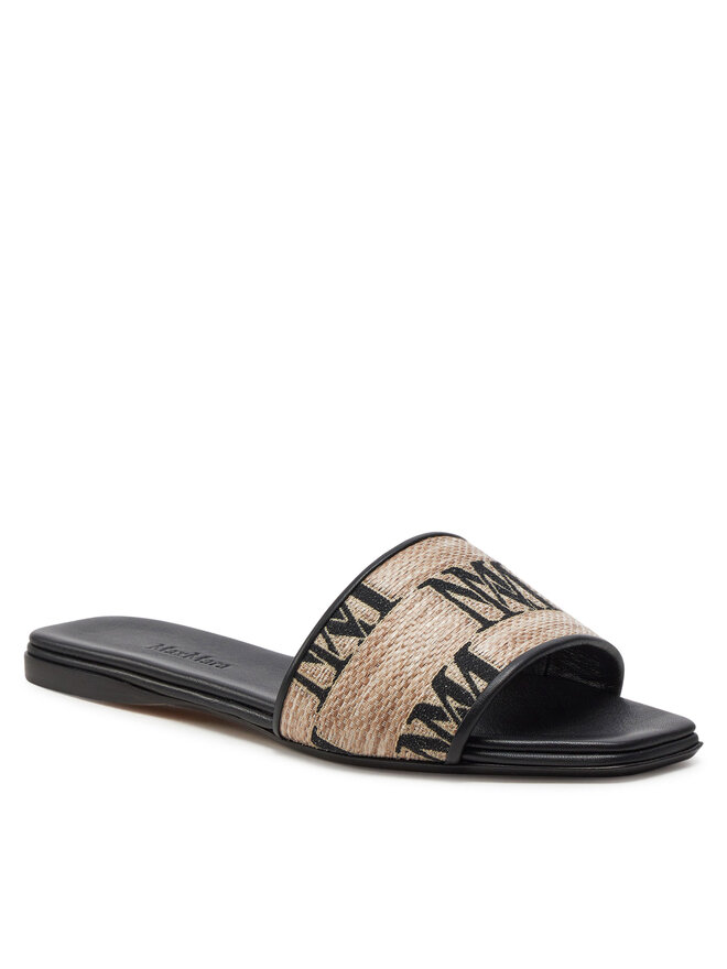 Max Mara Iešļūcenes Max Mara Logoslide 2414521332600 Bēšs