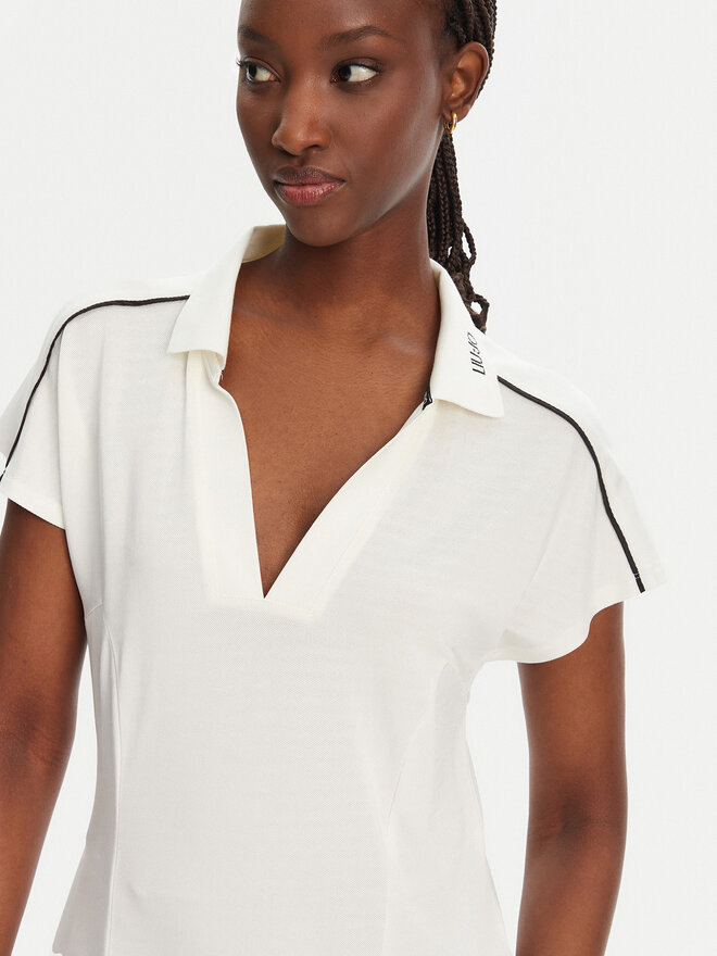 Liu Jo Sport Liu Jo Sport T-Shirt TA5183 J4883 Weiß Regular Fit