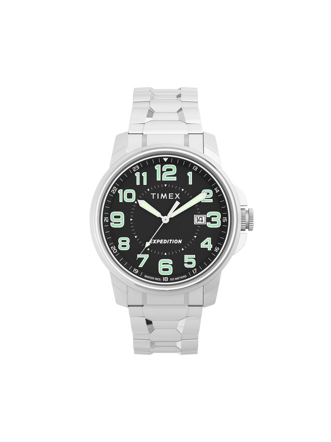 Timex Zegarek Timex Expedition Field TW4B31300 Srebrny