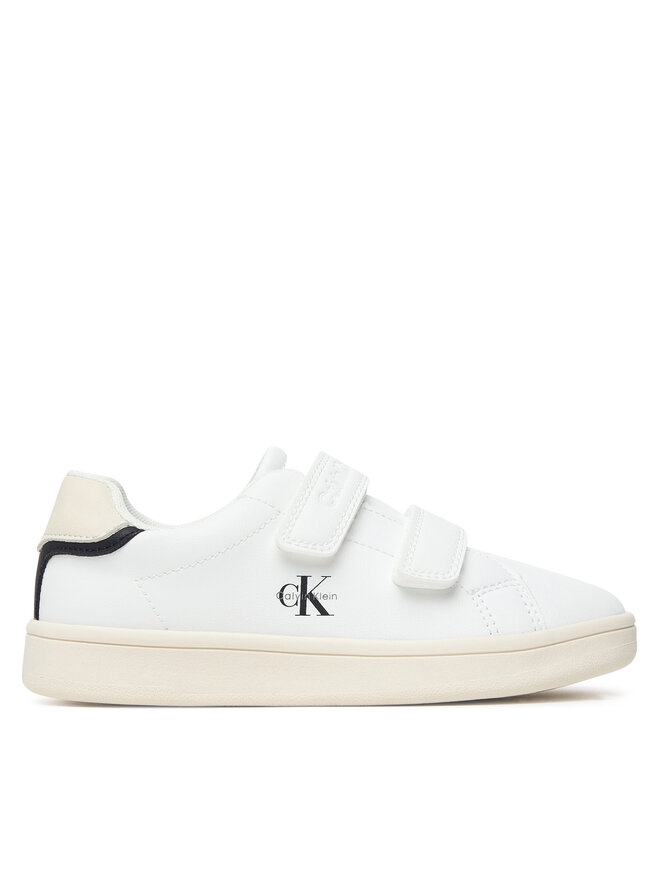 Calvin Klein Sneakers Calvin Klein Low Cut Velcro Sneaker V1X9-83440-1355 S Weiß