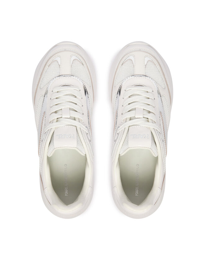 KARL LAGERFELD Снікерcи KARL LAGERFELD Kontour Wedge KL68016 Білий