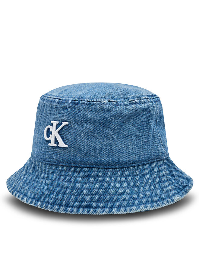 Calvin Klein Klobouk Calvin Klein Bucket Block Denim K60K612380 Modrá