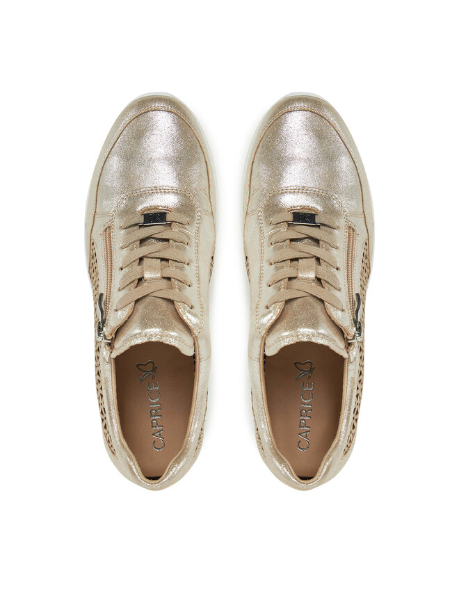 Caprice Sneakersy Caprice 9-23550-42 Złoty