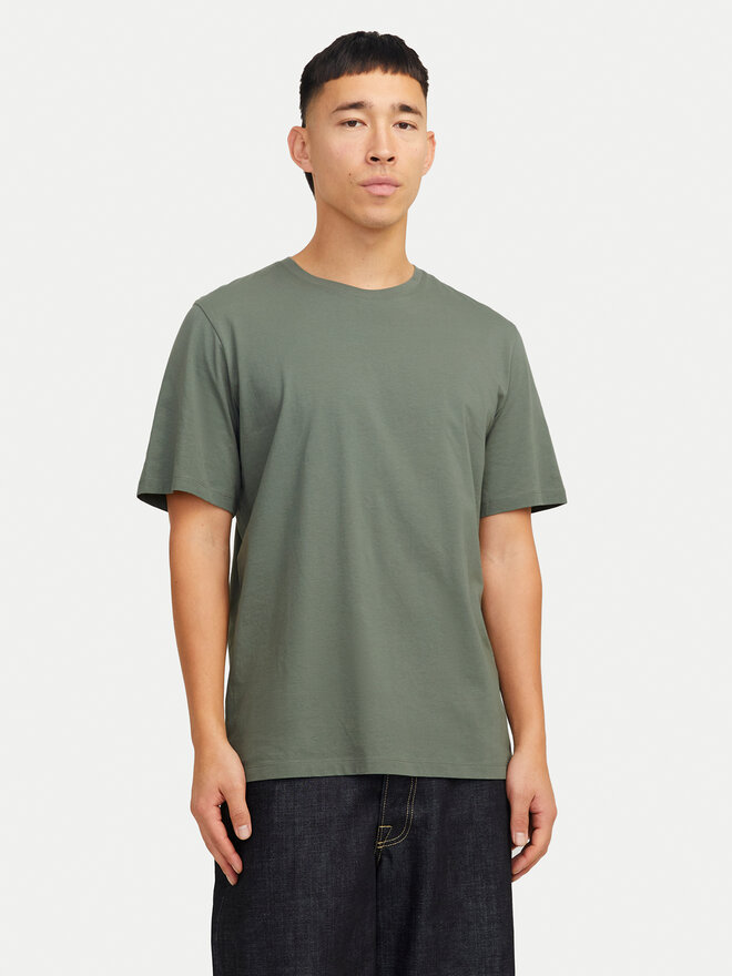 Jack&Jones Jack&Jones Póló Organic Basic 12156101 Zöld Standard Fit