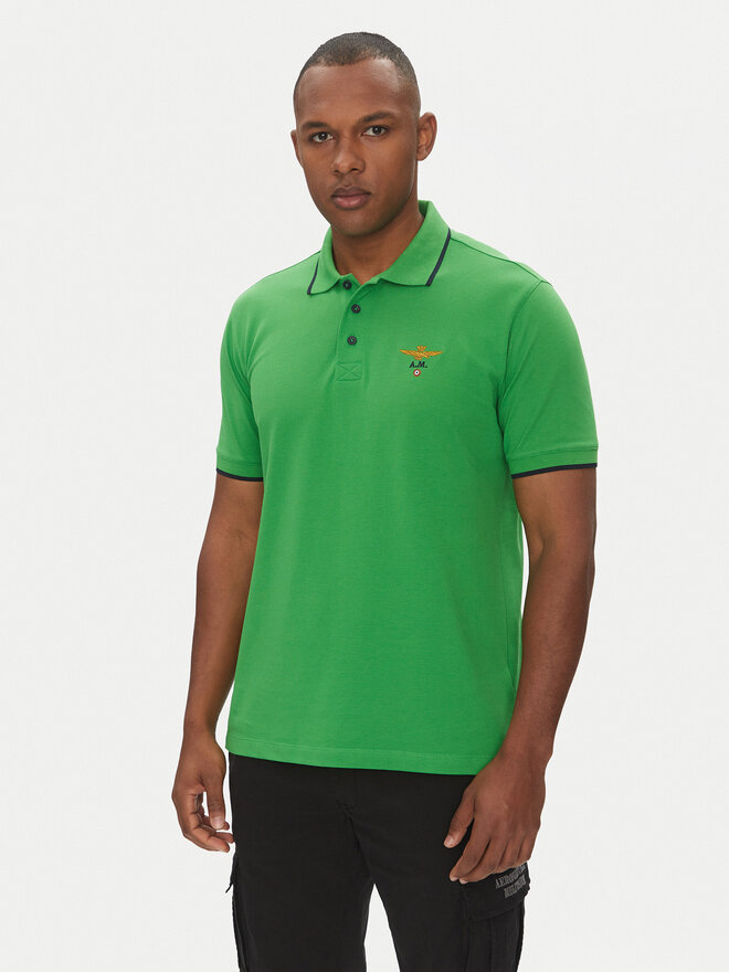 Aeronautica Militare Aeronautica Militare Poloshirt 251PO1308P82 Grün Regular Fit