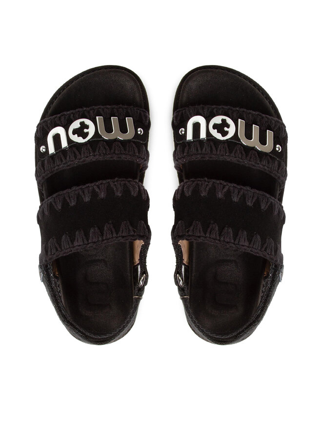 Mou Sandály Mou New Bio Sandal SW461001A Černá