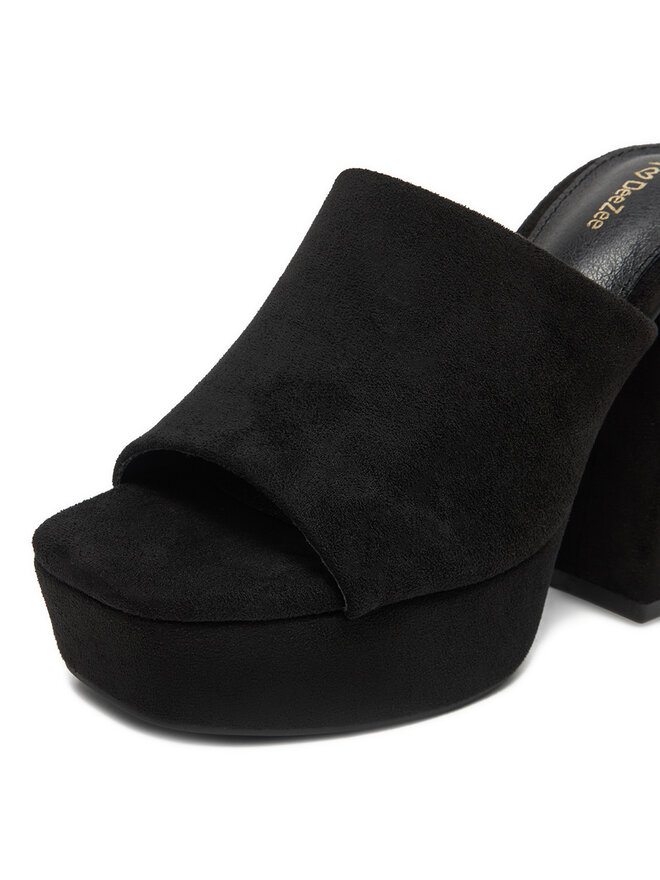 DeeZee Pantoletten DeeZee F7979-1 Schwarz