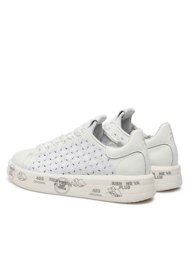 Premiata Sneakersy Premiata Belle VAR 6283 Biały