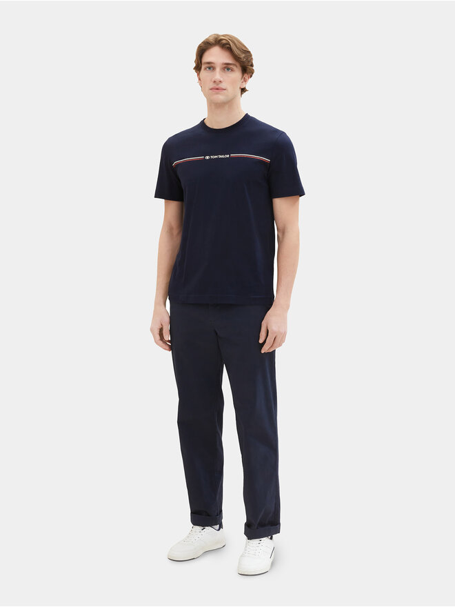 Tom Tailor Tom Tailor Póló 1037803 Sötétkék Regular Fit