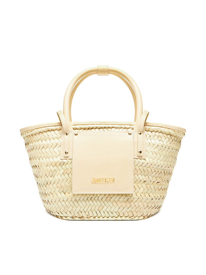 JACQUEMUS Bolso JACQUEMUS Le Petit Panier Soli 23E223BA0443060 Beis
