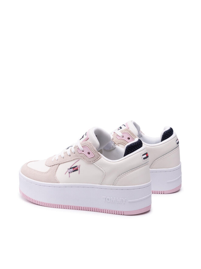 Tommy Hilfiger Sneakers Tommy Hilfiger Iconic Flatform EN0EN01421 Beige
