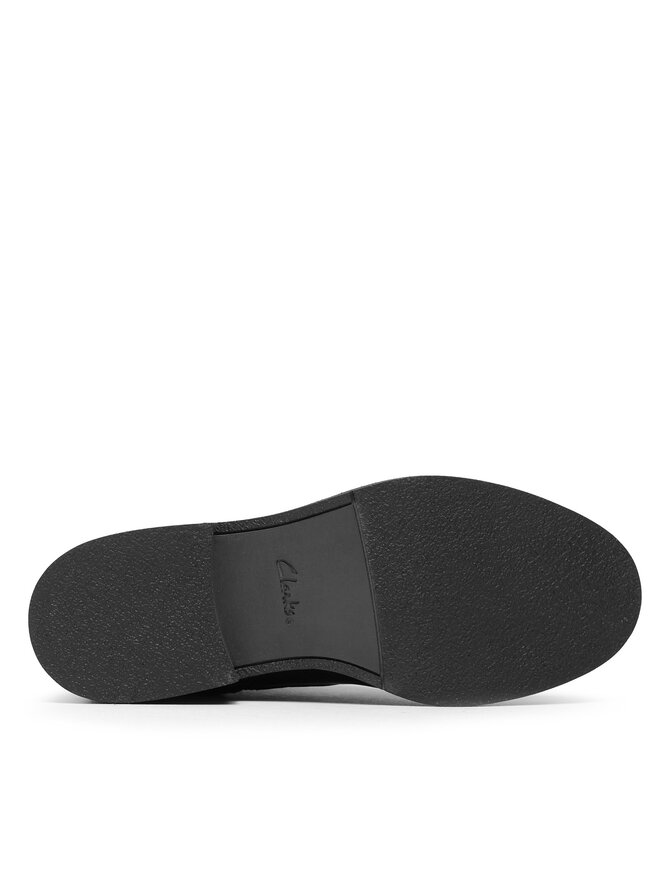 Clarks Polokozačky Clarks Cologne Lace 261747754 Černá