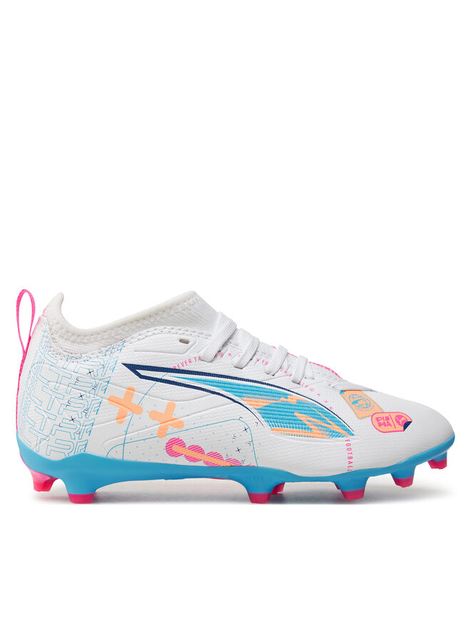 Puma Futbalové topánky Puma ULTRA 5 MATCH VOL. UP FG/AG Jr 108065 01 Biela
