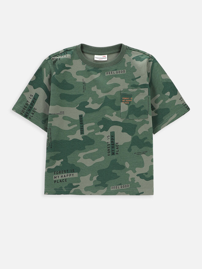 Coccodrillo Coccodrillo Camiseta WC4143203NAK Verde Regular Fit