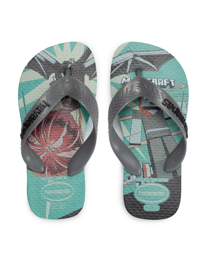 Havaianas Σαγιονάρες Havaianas MINECRAFT 41451250031 Γκρι