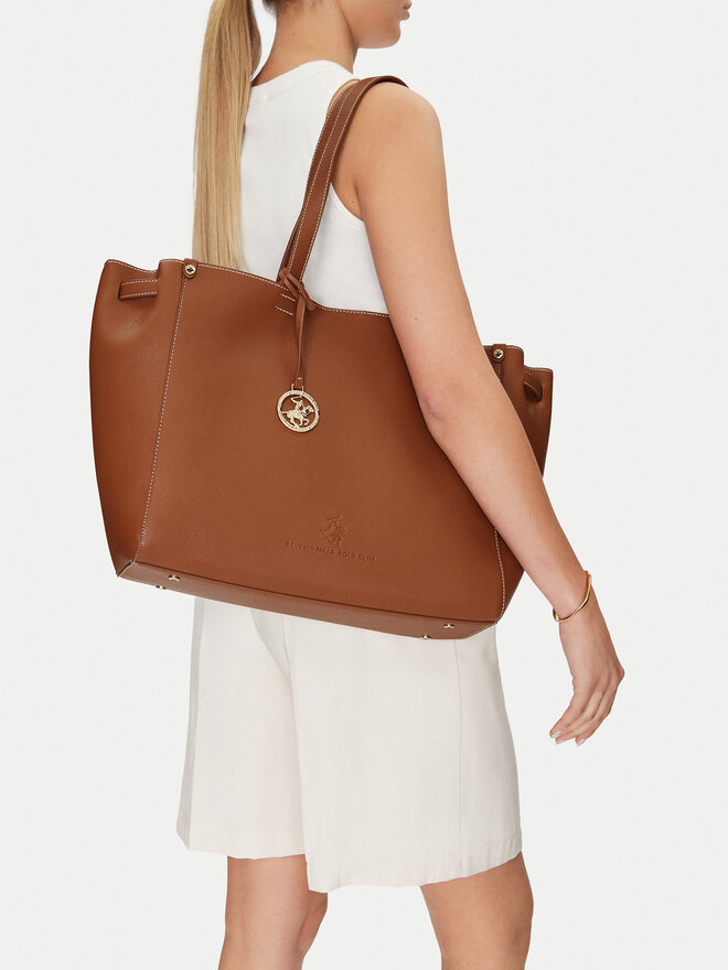 Beverly Hills Polo Club Torebka Beverly Hills Polo Club BHPC-S-005-07 Brązowy