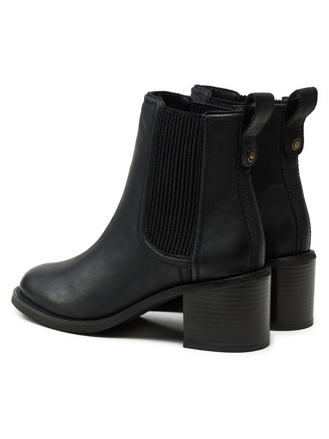 Clarks Μποτάκια Clarks Chamberly Top 26179551 Μαύρο