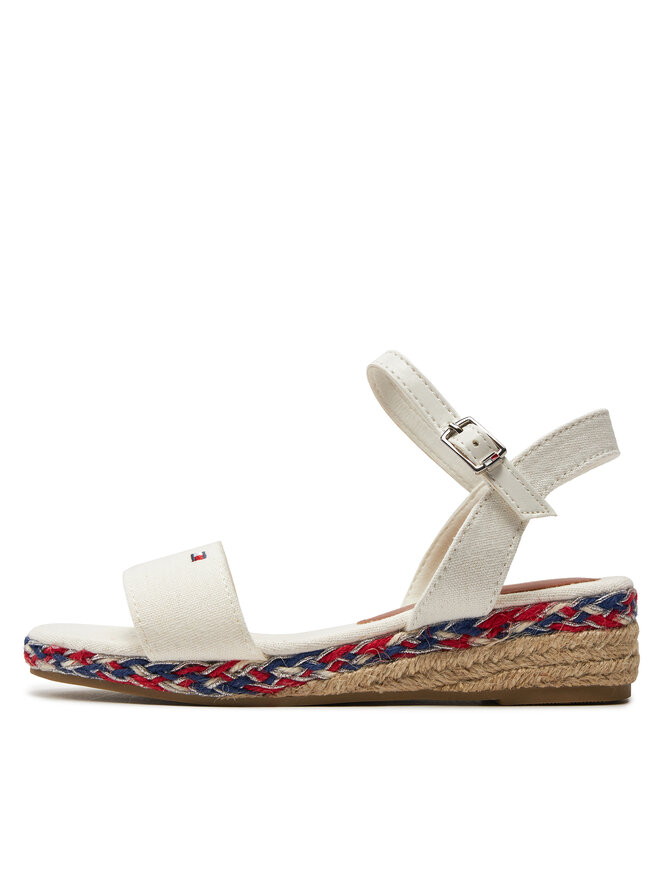 Tommy Hilfiger Espadryle Tommy Hilfiger T3A7-33283-1703100 M Biały