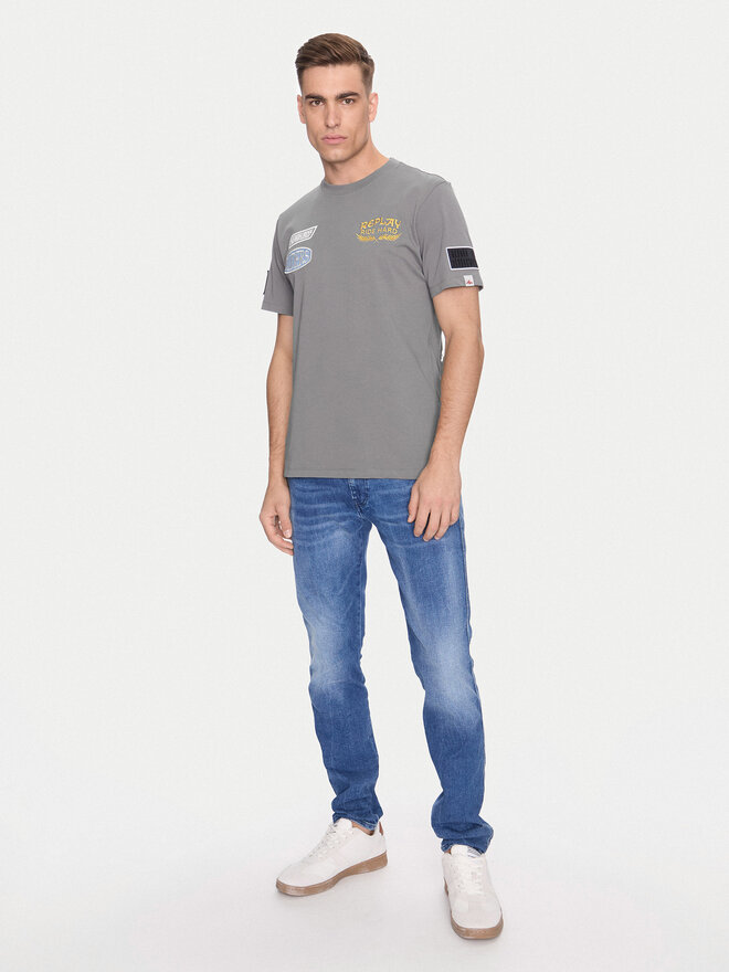 REPLAY Replay Majica M6928 .000.23608P Siva Regular Fit