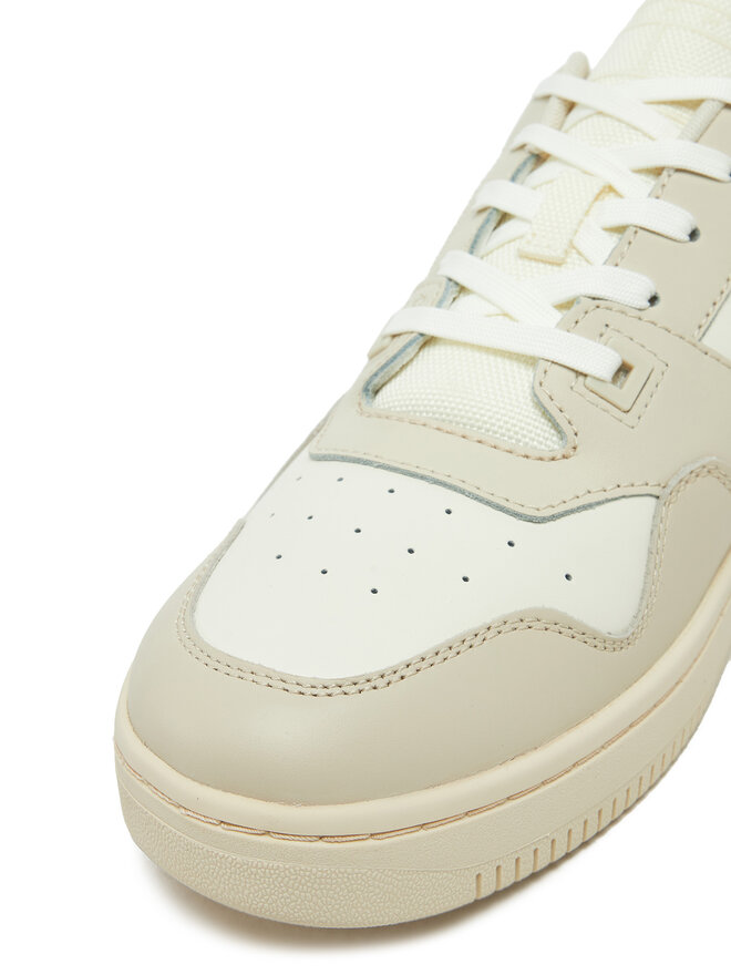 Tommy Jeans Sneakersy Tommy Jeans Tjm Retro Basket Ess EM0EM01395 Écru