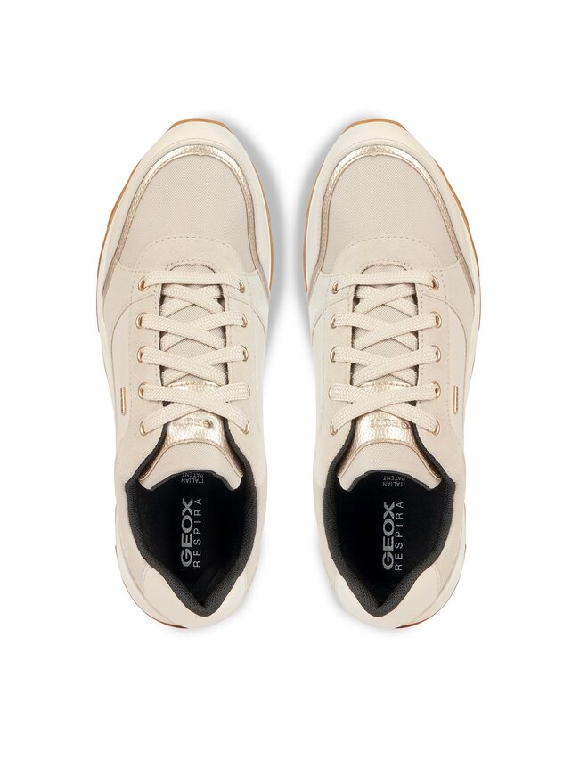Sneakersy Geox D New Aneko B Abx D36LYB 08522 C5322 Beżowy