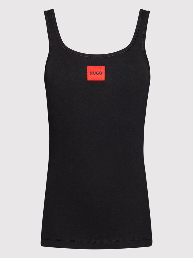 HUGO Hugo Τοπ Red Label 50469665 Μαύρο Slim Fit