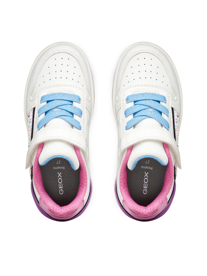 Geox Sneakers Geox J Washiba Girl J55HXA 054AJ C1Z8H D Weiß
