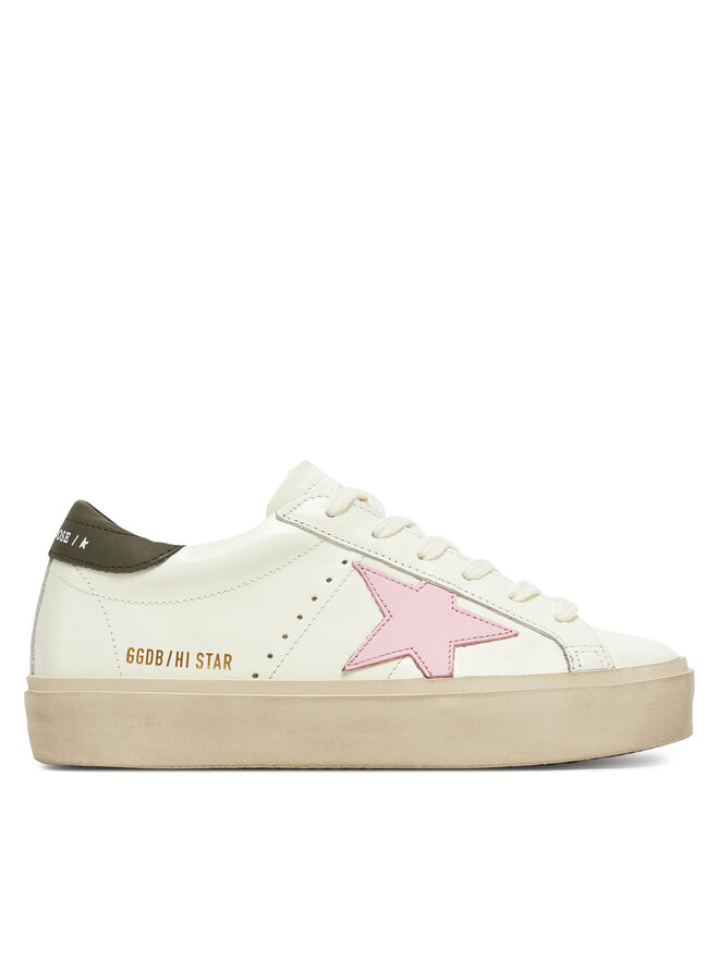GOLDEN GOOSE Снікерcи GOLDEN GOOSE Hi Star Classic With List GWF00118.F006872.12170 Écru