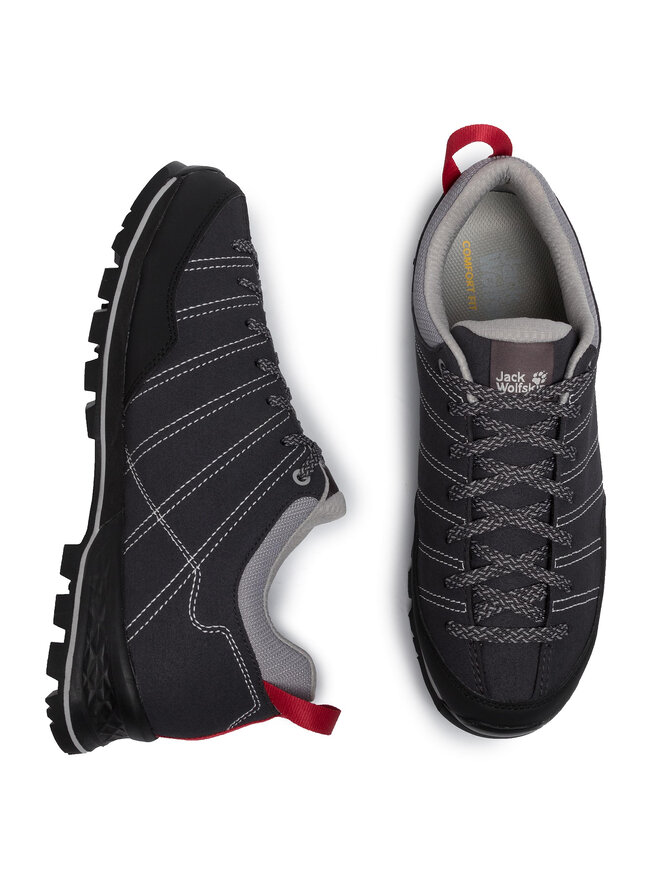 Jack Wolfskin Turistiniai batai Jack Wolfskin Scrambler Low M 4036701 Juoda