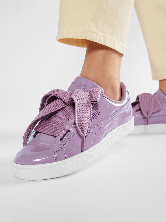 Zapatillas Puma Basket Heart Patent 363073 21 Violeta zapatos.es