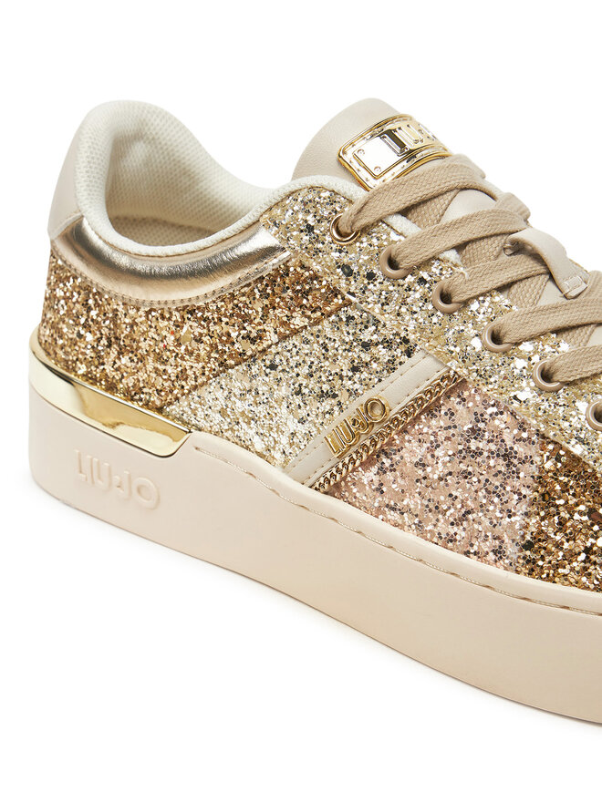 Liu Jo Sneakersy Liu Jo Silvia 105 BF4087 TX007 Złoty