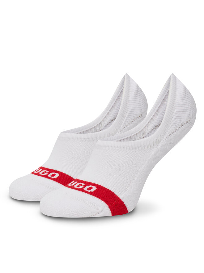 HUGO Trumpos kojinės HUGO 50514916 Balta