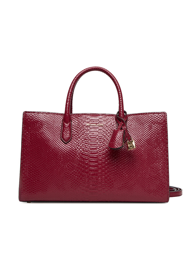 MICHAEL Michael Kors Ročna torba MICHAEL Michael Kors Scarlett 30T5GETS2L Bordo rdeča