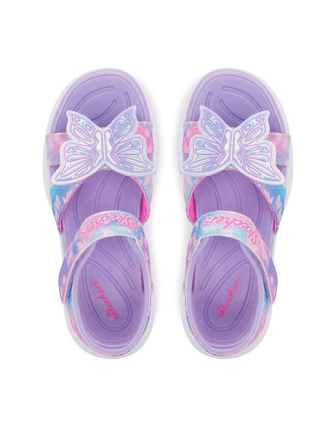Skechers Sandali Skechers Jumpsters Sandal-Butterfly Brites 303109L/LVMT Vijolična