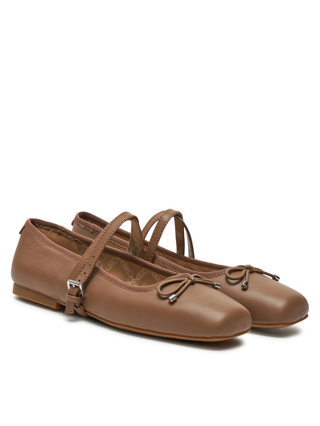 MICHAEL Michael Kors Ballerinas MICHAEL Michael Kors Collette Flex Ballet 40T4CTFP1L Braun