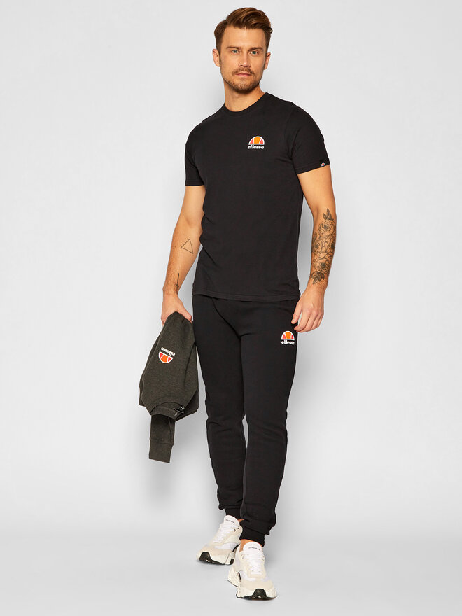 Ellesse Ellesse Marškinėliai Canaletto SHS04548 Juoda Regular Fit