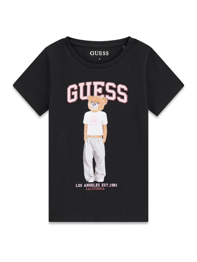 Guess Guess T-Shirt J6YI08 K3710 Schwarz Regular Fit