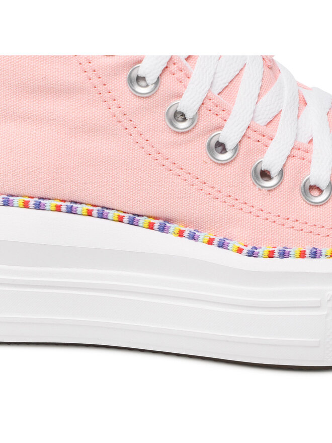 Converse Plátěnky Converse Chuck Taylor All Star Move Hi 272853C Růžová