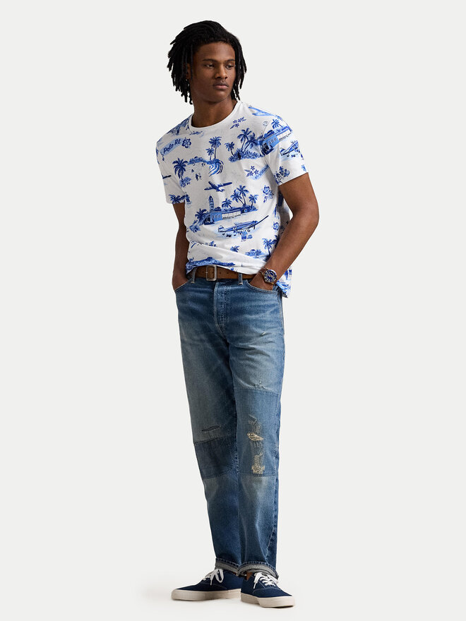 Polo Ralph Lauren Polo Ralph Lauren Camiseta 710963814001 Azul Custom Slim Fit