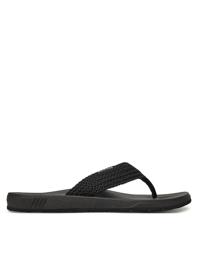 Tommy Hilfiger Σαγιονάρες Tommy Hilfiger Molded Web Beach Sandal FM0FM05434 Μαύρο
