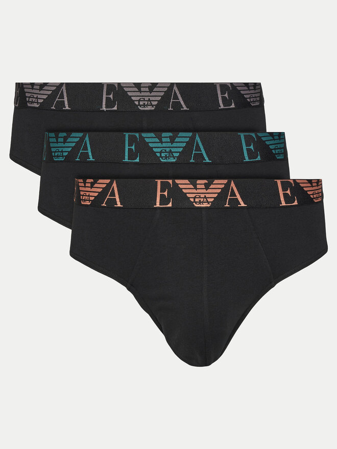 Emporio Armani Underwear Emporio Armani Underwear Σετ σλιπ 3 τμχ. EM000258 AF10778 MC061 Μαύρο