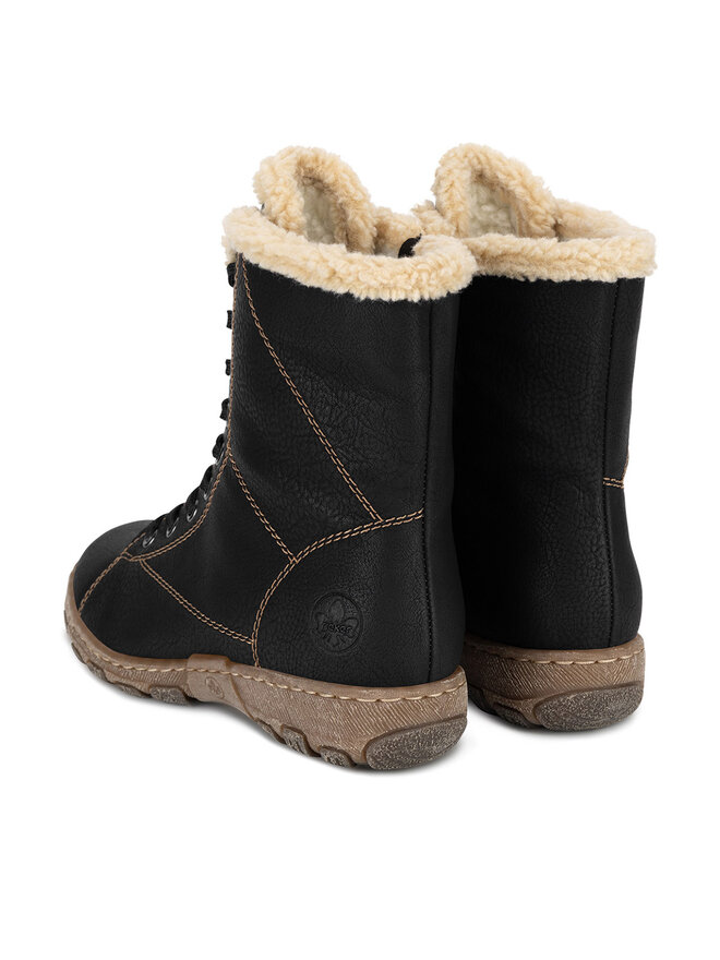 Rieker Botine Rieker Z0102-00 Negru