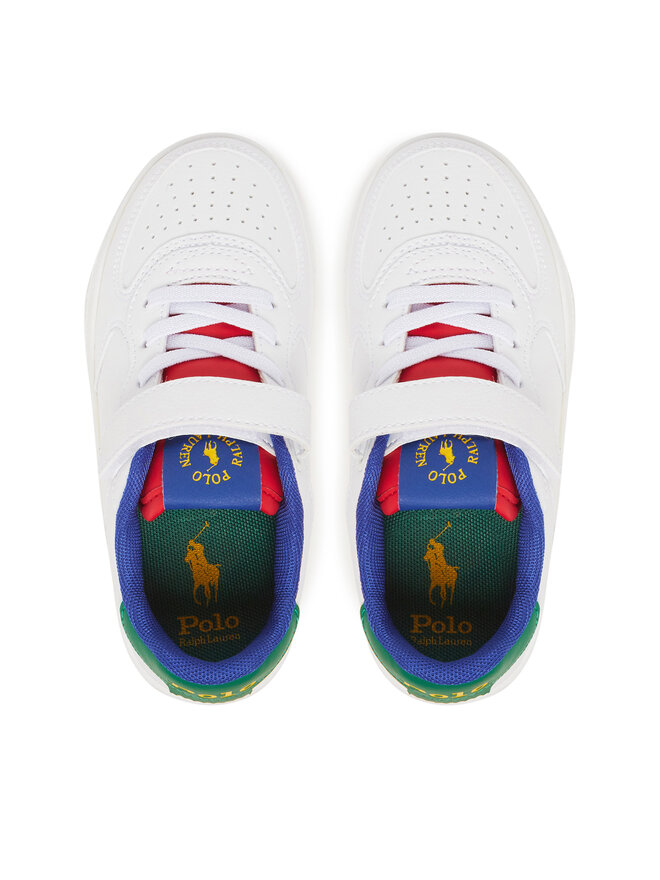 Polo Ralph Lauren Sneakersy Polo Ralph Lauren Master Court Ps RL02438101 Biela