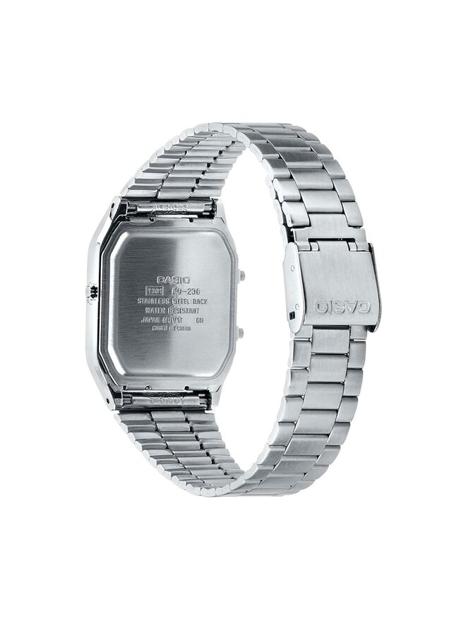 Casio Zegarek Casio AQ-230A-7DMQYES Srebrny