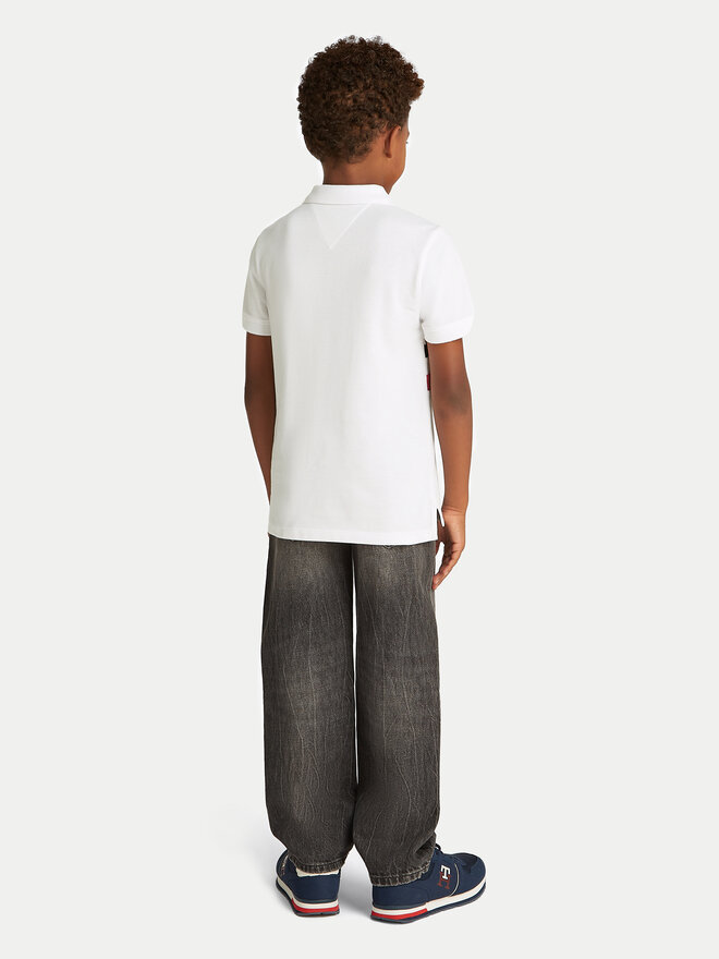 Tommy Hilfiger Tommy Hilfiger Поло KB0KB09528 D Білий Regular Fit