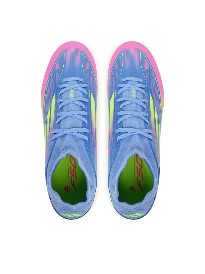 adidas Ποδοσφαιρικά Παπούτσια adidas F50 League Mid Firm/Multi-Ground JI0436 Σκούρο μπλε