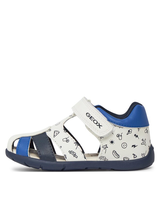 Geox Sandály Geox B Elthan Boy B451PC 000BC C0293 Bílá
