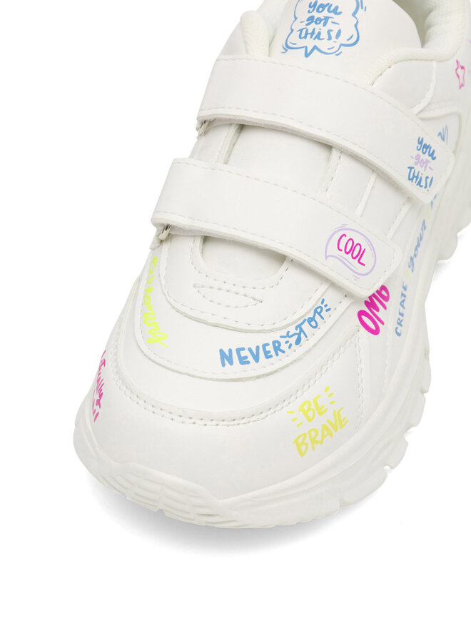 Nelli Blu Sneakersy Nelli Blu AVO-19627-002 Biały