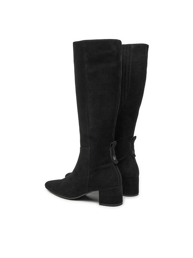 Kozaki HÖGL 8-104722 Czarny | eobuwie.com.pl